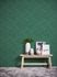 Non-woven Wallpaper 37417-3 plain structured green  4