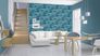 Barbara Home Non-woven Wallpaper Plain green blue 537161 4