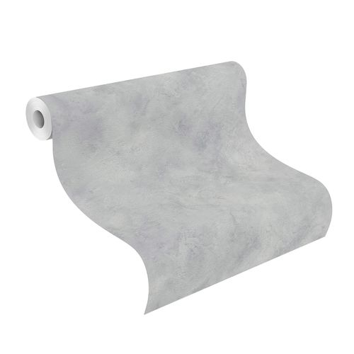 Tapete-Vlies-meliert-Einfarbig-grau-silber-Finca-417128-63203676