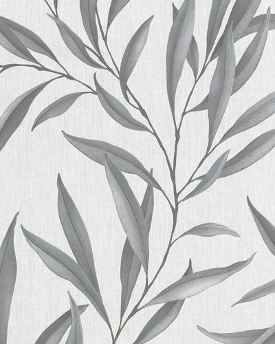 Tapete-Vlies-Floral-Blaetter-grauweiss-silber-32201-63204219