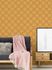 Wallpaper non-woven yellow braided optics 37477-5|374775 4