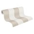 Rollenbild Tapete Vlies weiß beige Streifen 37554-3 1