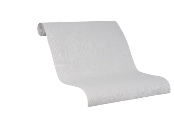 Non-woven wallpaper SCHÖNER Wohnen gray silver waves
