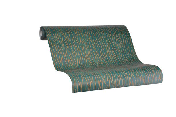 Tapete-Vlies-Marburg-Striche-gruen-braun-metallic-84871-63204739_1