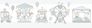 Self -adhesive kids braid bear hare white gray 102403 1