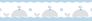 Self -adhesive kids border whales white blue gray 102431 1