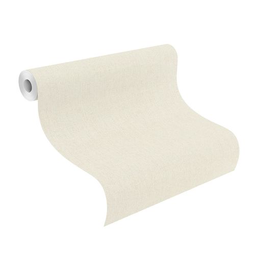 Tapete-Vlies-545418-meliert-Einfarbig-weiss-silber-63205221_1