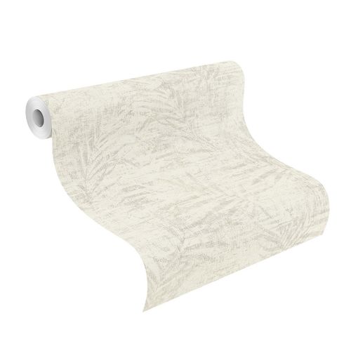 Tapete-Vlies-546606-Farn-creme-silber-63205229_1