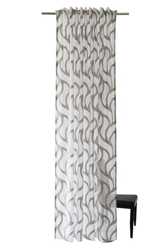 Homing Loop Curtain Waves grey semi-transparent
