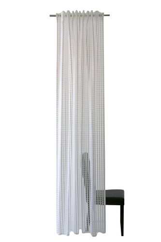 Homing Loop Curtain Squares white semi-transparent