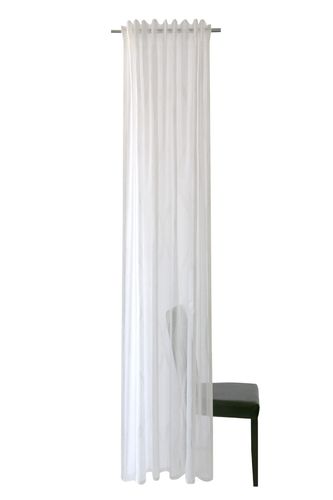 Homing Loop Curtain Juno Waves white semi-transparent