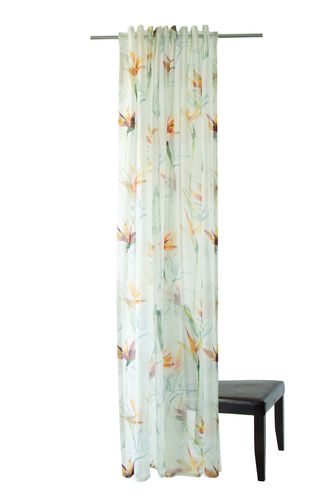 Homing Loop Curtain Floral Lycka semi-transparent