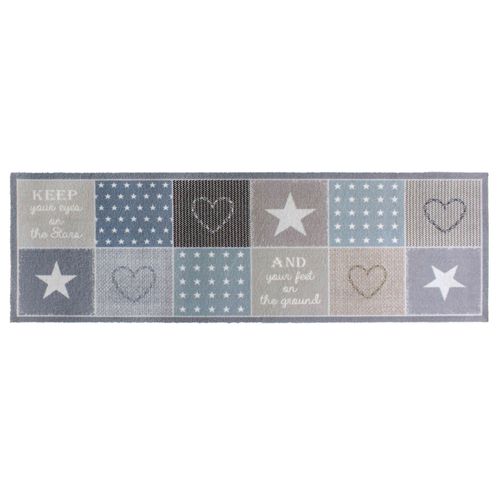 Kitchen runner kitchen carpet hearts & stars washable