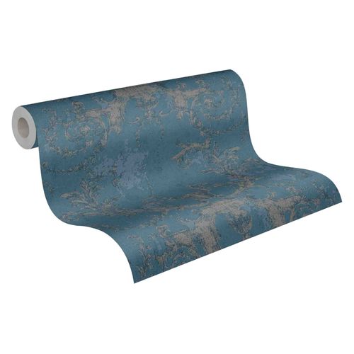 Tapete-Vlies-Barock-blau-silber-37648-5-63205676_2