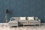 Wallpaper non-woven baroque blue silver 37648-5 5