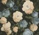 Wallpaper non-woven flowers floral black green blue 37650-2 2