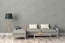 Wallpaper non-woven mottled plaincoloured grey-blue brown 4