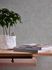 Wallpaper non-woven mottled plaincoloured grey-blue brown 5