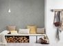 Wallpaper non-woven mottled plaincoloured grey-blue brown 7