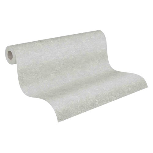 Non-woven wallpaper 37744-6 optic plaster grey