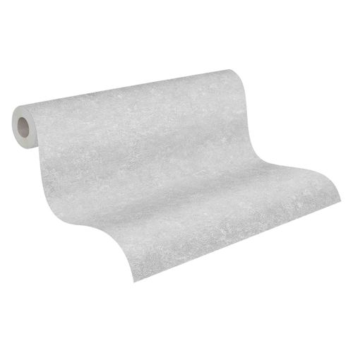 Tapete-Vlies-37744-7-Optik-Putz-hellgrau-63205798_3