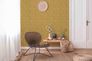 Wallpaper non-woven 37525-2 stripes yellow grey 8