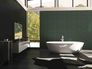 Wallpaper non-woven 37525-4 stripes green black 5