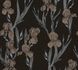 Wallpaper non-woven 37526-1 floral black grey brown 2
