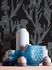 Wallpaper non-woven 37526-2 floral black grey 4