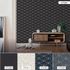 Wallpaper non-woven 37528-1 ornaments black white 8