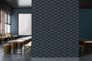 Wallpaper non-woven 37528-2 ornaments black blue white 4