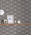 Wallpaper non-woven 37528-4 ornaments grey white gold 4