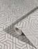 Wallpaper non-woven 3D labyrinth metallic gray silver 32607 1
