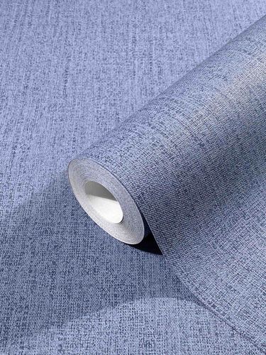 Wallpaper non-woven textile design plain dark blue 32675