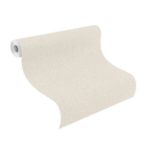 Non-Woven Wallpaper Rasch Textile white grey 407921
