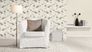 Non-Woven Wallpaper Rasch Textile white grey 407921 3