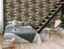 Non-Woven Wallpaper Floral Leaves brown Metallic 37862-4 5
