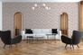 Non-Woven Wallpaper 3D Squares white Metallic 37863-2 4