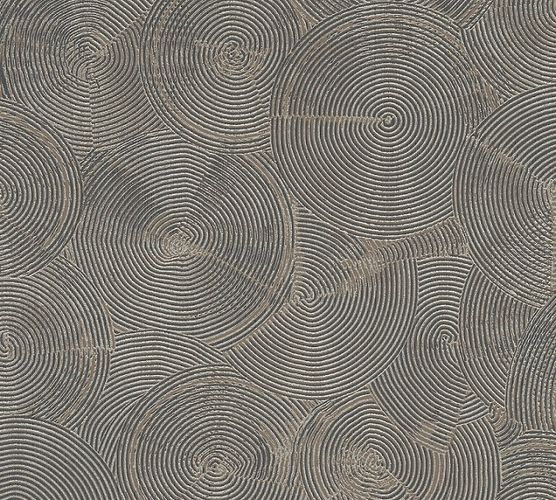 Tapete-Vlies-Grafisch-Kreise-gold-braun-Metallic-37900-4-63206734