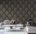 Non-Woven Wallpaper Ornamente dark blue Metallic 37901-2 4