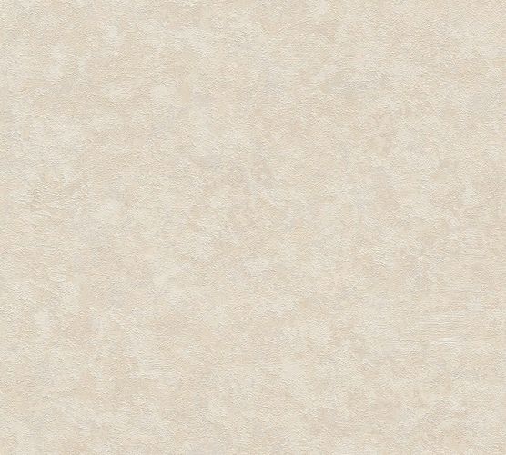 Non-Woven Wallpaper Mottled beige gloss 37902-1