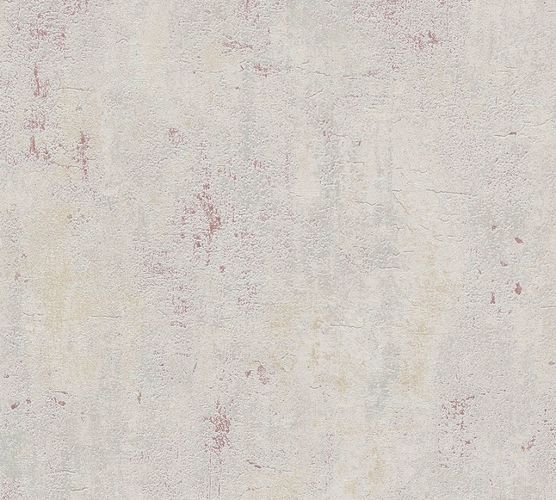 Tapete-Vlies-Putz-Struktur-grau-beige-rot-37903-5-63206749