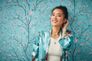 Non-Woven Wallpaper Floral Flowers blue gloss 37912-3 4