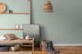 Non-Woven Wallpaper Textile Plain green grey 37953-7 4