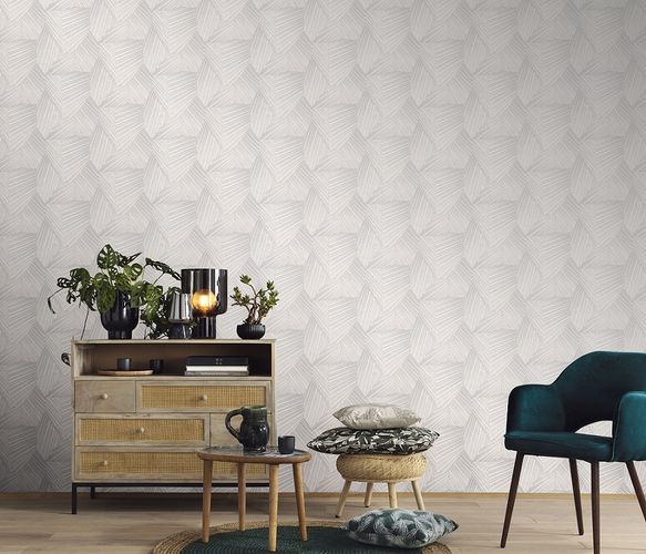 Tapete-Vlies-Elle-Dreiecke-3D-grau-weiss-Glitzer-10152-31-63207002_2