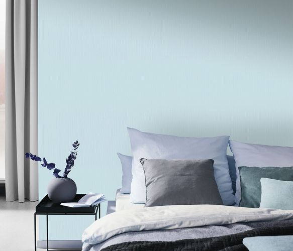 room image non-woven wallpaper light blue glitter Elle Decoration 10171-18