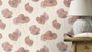 Raumbeispiel Andy Wand Tapeten Rasch Seerosen alt-rosa 458237 4
