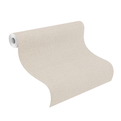 Rollenbild uni rosa-grau Andy Wand Tapete Rasch 649130