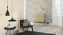 Raumbild Tapete Andy Wand Rasch uni beige 650570 3