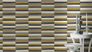 Non-Woven Wallpaper Rasch Stripes Leather gold 418729 4